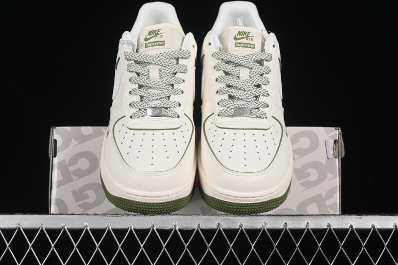 Nike Air Force 1 '07 Low Supreme The North Face Collaboration - Off White Mint Green - XZ1996-527