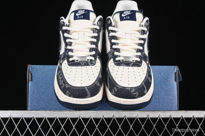 Nike Air Force 1 '07 Low Levi's Collaboration - Dark Denim Low-Top Casual Sneakers SJ6698-002