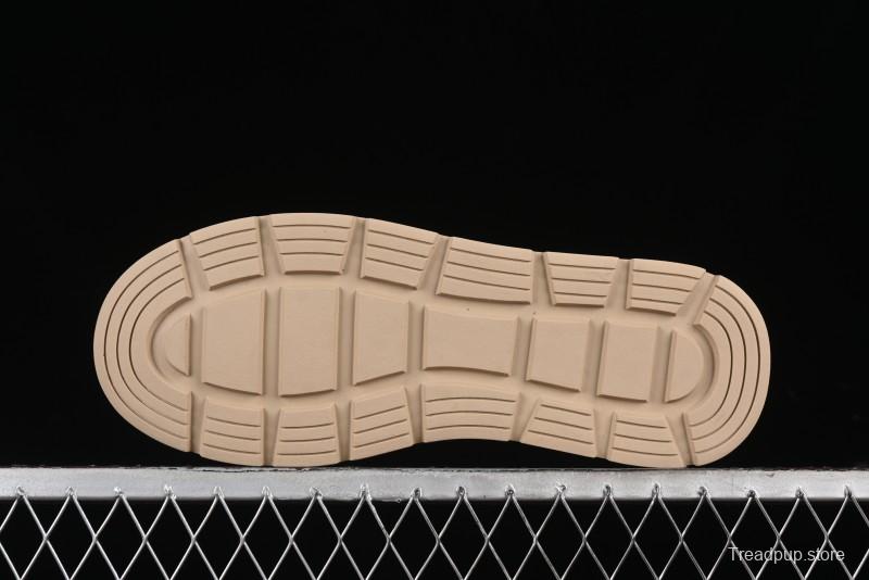 Ecco Street Light Series Autumn Height-Increasing Round-Toe Versatile Casual White Sneakers - 63311901001