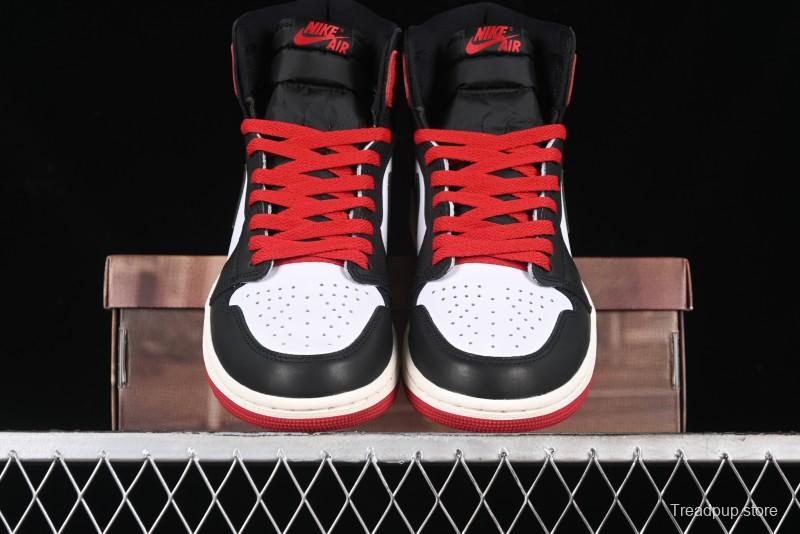 Nike Air Jordan 1 High OG Black Toe Reimagined Basketball Shoes - DZ5485-106
