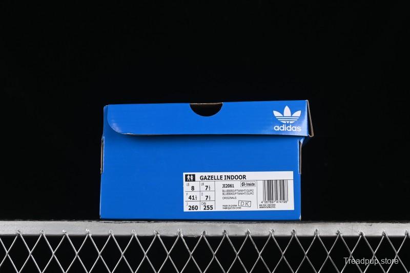 Adidas Originals Gazelle Indoor JI2061 Retro Casual Slip-Resistant Wear-Resistant Low-Top Skate Shoes