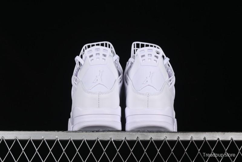 Nike Air Jordan 4 Retro Basketball Shoes with Net Design - FV7251-107