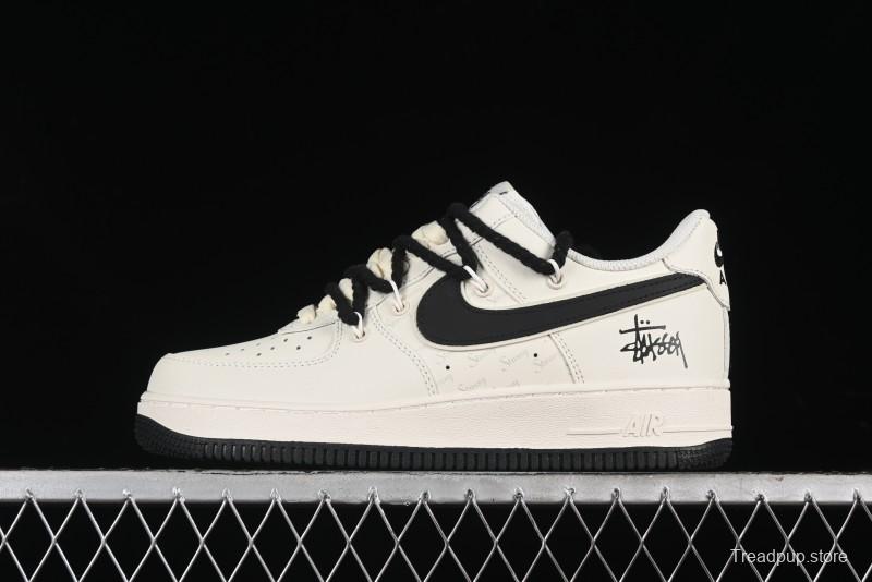 Stussy x Nike Air Force 1'07 Low Casual Sneakers - ZH0316-041