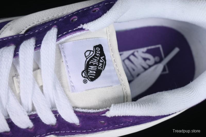 Vans Classics Knu Skool Full-Grain Leather Retro Sneakers with Chunky Silhouette - VN000CS0DRV