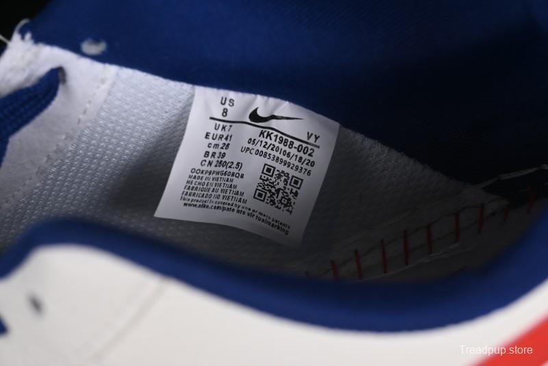 Nike Air Force 1 '07 Low Champion Collaboration - Blue White Red Low-Top Casual Sneakers - KK1988-002