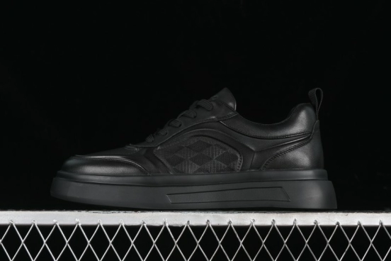 Ecco Street ACE Series Autumn New Retro Fashion Genuine Leather Platform Casual Sneakers - 63336101001