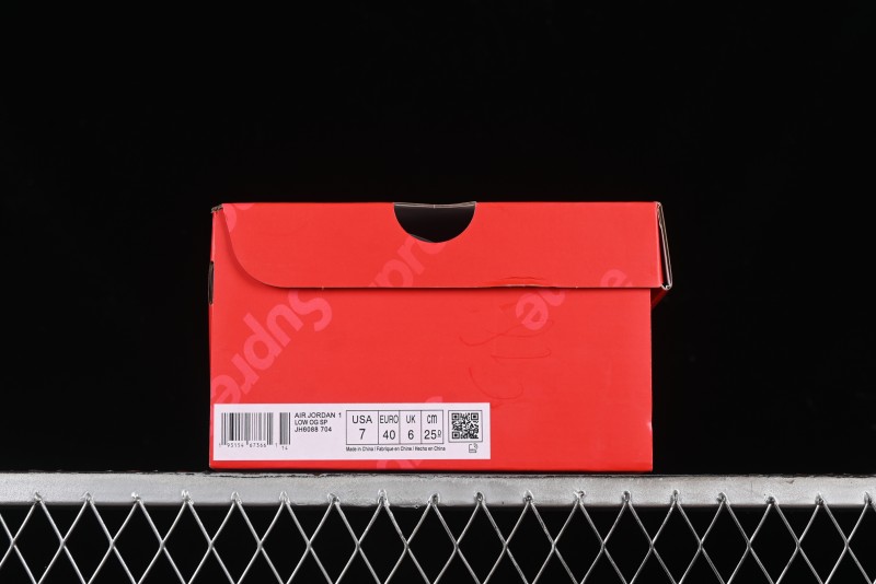 Nike Travis Scott x Fragment Design x Air Jordan 1 Low OG SP AJ1 Supreme Collaboration - JH6088-704