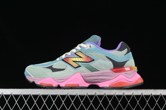 New Balance Joe Freshgoods x New Balance 9060 Retro Casual Running Sneakers with ABZORB Cushioning - U9060WRB