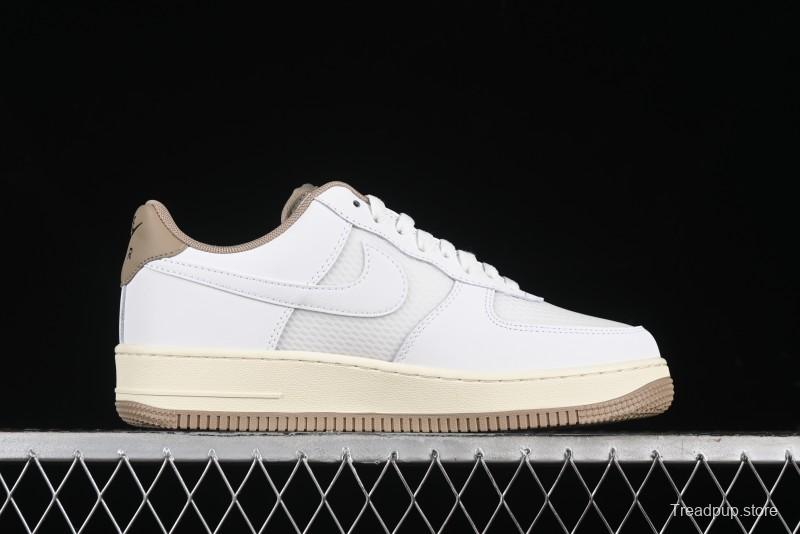 Nike Air Force 1 '07 Low Casual Sneakers with Full-Length Air Cushion - FZ5225-100
