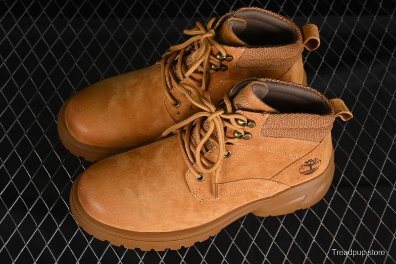 Timberland Outdoor Mid-Top Casual Yellow Boots - TB10088YELLOW