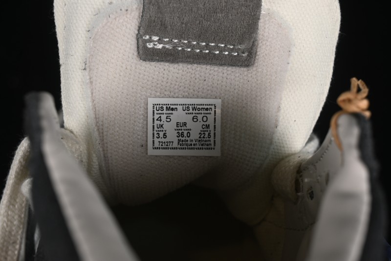 Vans Notre Premium Sk8-Hi High-Top Skate Shoes with Striped Design and Washed Effect - VN000CR0RVN
