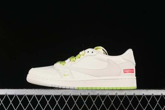 Nike Travis Scott x Fragment Design x Air Jordan 1 Low OG SP AJ1 Supreme Collaboration - BB2299-811