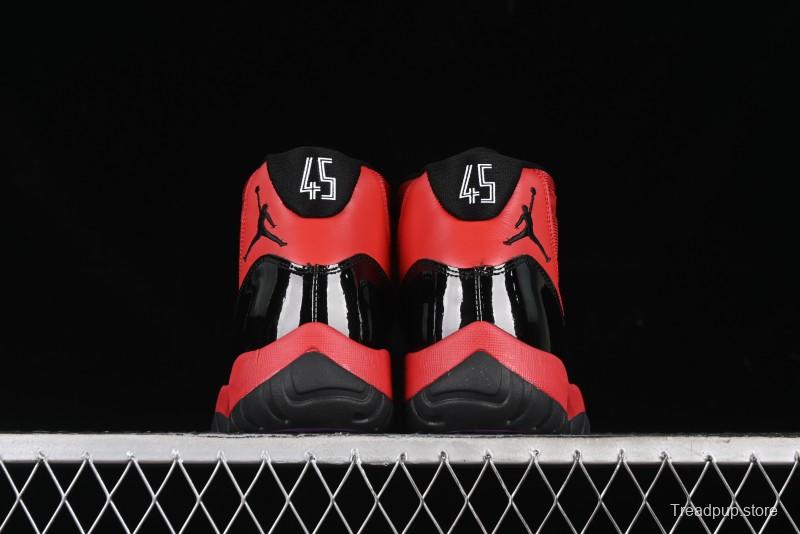 Nike Air Jordan 11 Retro High Top Basketball Shoes in Black/Red - CT8012-600
