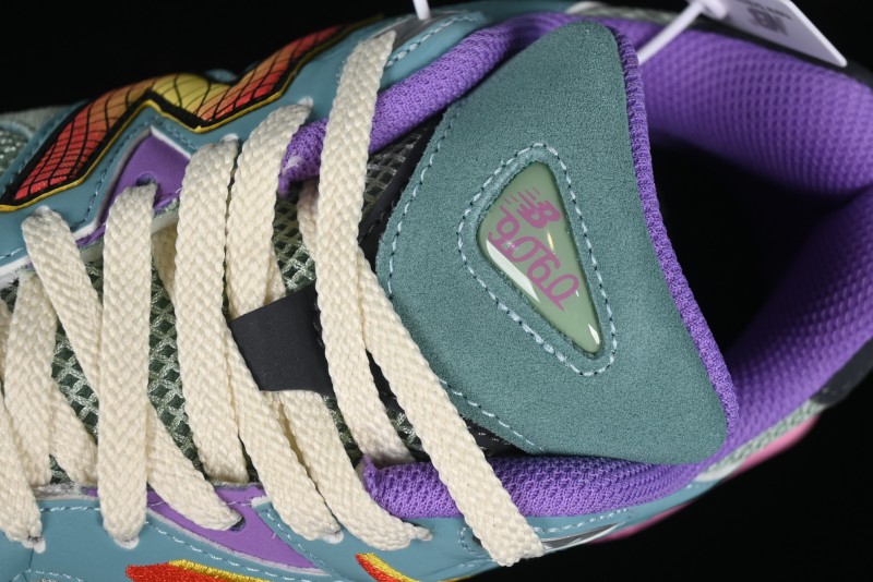 New Balance Joe Freshgoods x New Balance 9060 Retro Casual Running Sneakers with ABZORB Cushioning - U9060WRB