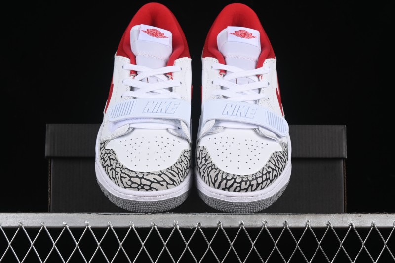 Nike Air Jordan Legacy AJ312 Low Sneakers with Triple Strap Design - FQ7827-106