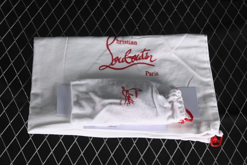 Christian Louboutin Astroloubi Comfortable Fashion Low-Top Sneakers White Red - X.D4