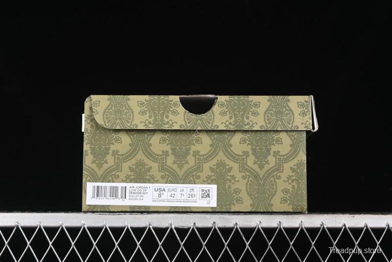 Nike Travis Scott x Fragment Design x Air Jordan 1 Low OG SP AJ1 Low Top Casual Sneakers - DM6688-607