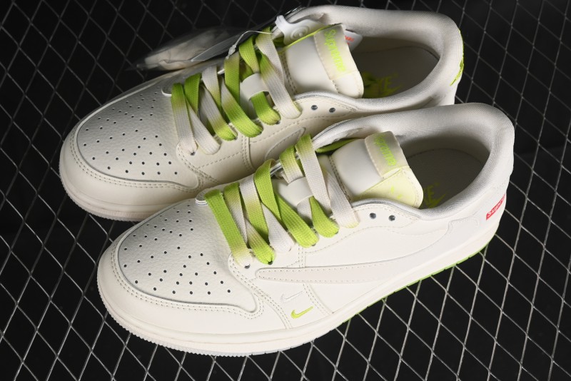 Nike Travis Scott x Fragment Design x Air Jordan 1 Low OG SP AJ1 Supreme Collaboration - BB2299-811