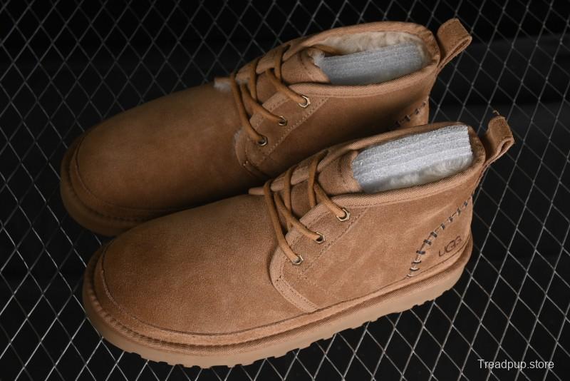 UGG Neumel Moc Ankle Boots in Chestnut Suede with Premium Comfort - 1153631