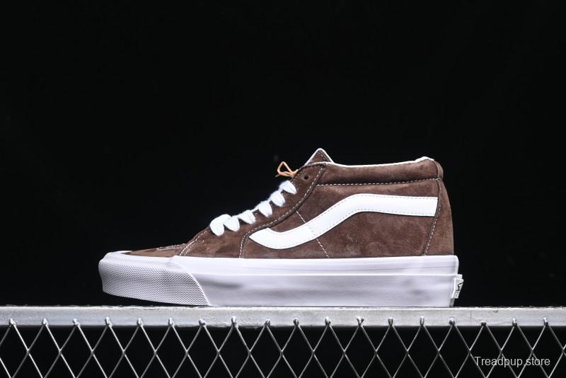 Vans Sk8-Mid Reissue 83 Premium Suede Retro Skate Shoes - VN000CQQDMV