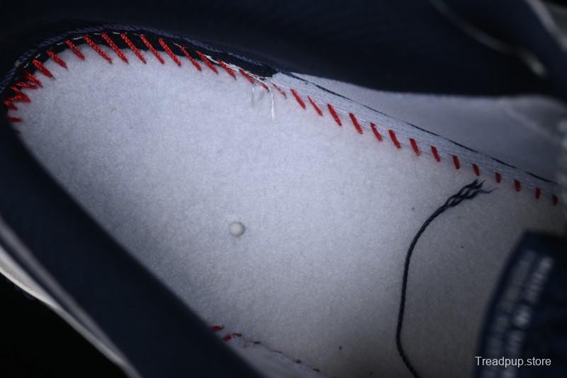 Nike Air Force 1 '07 Low Stussy Collaboration - Grey White with Blue Outsole Low-Top Casual Sneakers - SJ6698-006