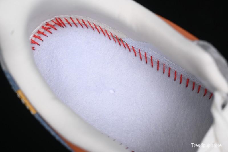 Nike Air Force 1 '07 Low Stussy Collaboration - Grey Brown Flyknit Low-Top Casual Sneakers - KK1988-025