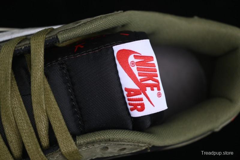 Nike Travis Scott x Air Jordan 1 Low OG AJ1 Collaboration Reverse Swoosh Sneakers - DM7866-002