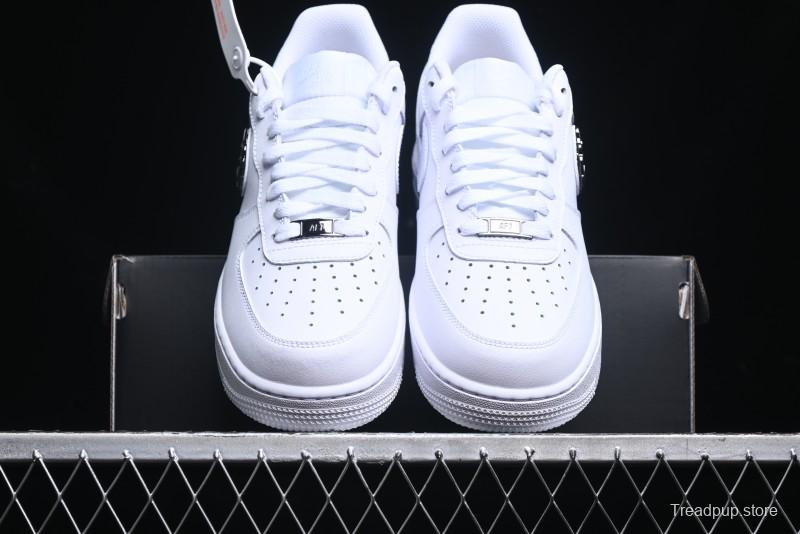 Nike Air Force 1 '07 Low Stussy Collaboration - Crystal Milk Coffee Low-Top Casual Sneakers - IF1686-101