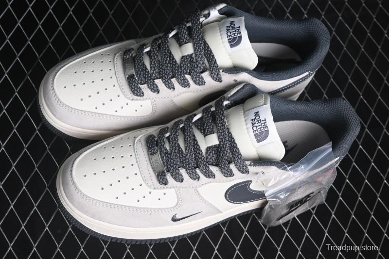 Nike Air Force 1 '07 Low Supreme The North Face Collaboration - Grey Black Red Logo - XZ6188-112