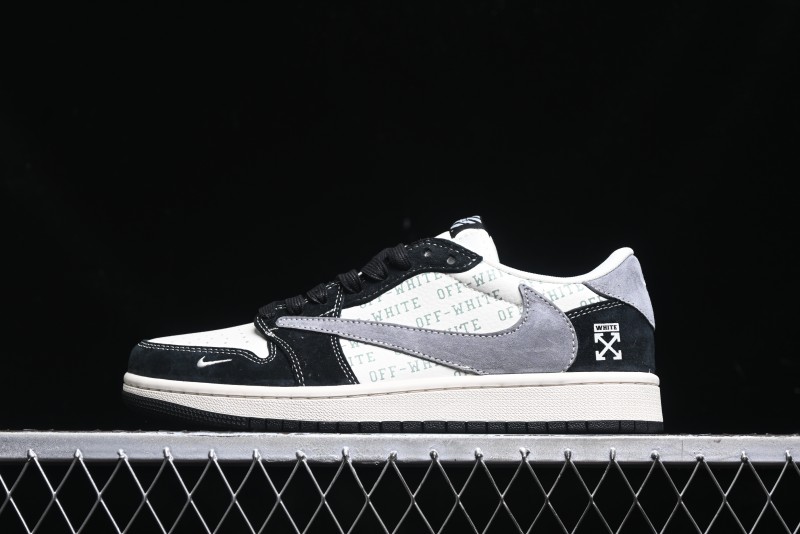Nike Travis Scott x Fragment Design x Air Jordan 1 Low OG SP Sneakers - SJ2068-108