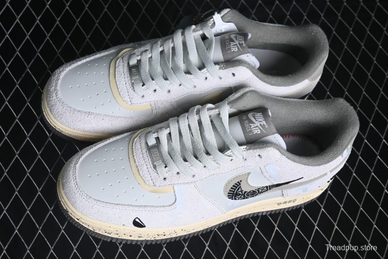 Nike Air Force 1 '07 Low Milk Cookie Custom Low-Top Casual Sneakers for Autumn Winter - KL1210-111