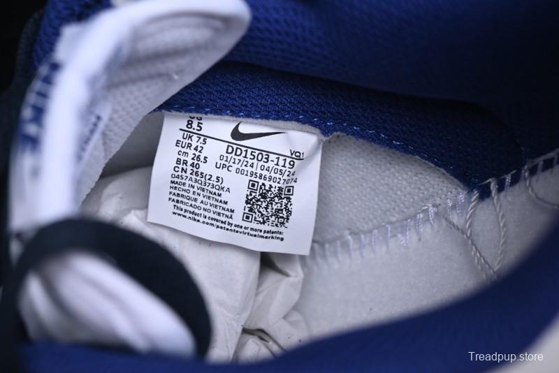 Nike Dunk Low High Street Minimalist Blue Panda Retro Low-Top Casual Sneakers - DD1503-119