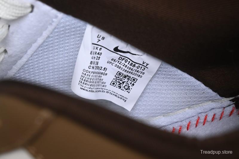 Nike Air Force 1 '07 Low Bape Collaboration - Brown Violent Bear Casual Sneakers - DF0188-013