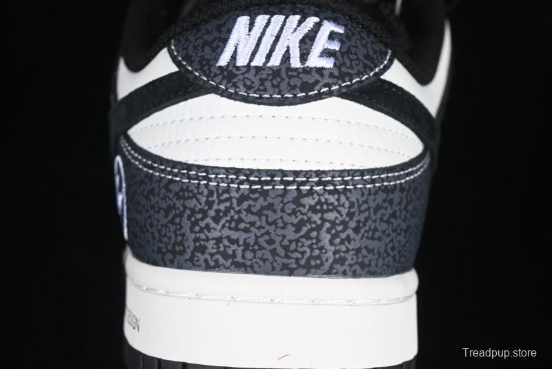 Nike SB Dunk Low Lightning Collaboration Black Swoosh Anniversary Custom Low-Top Skate Shoes - SF1029-401