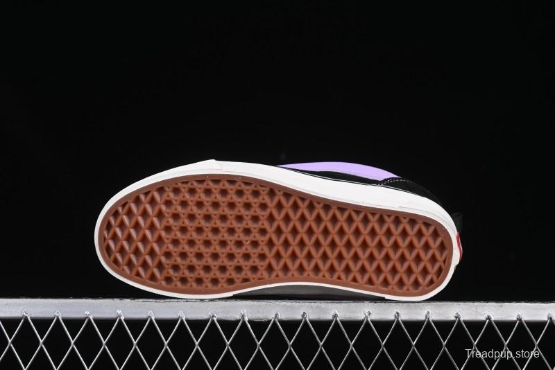 Vans Knu Skool Purple Grape Love Comfortable Fashion Slip-Resistant Wear-Resistant Low-Top Casual Skate Shoes - VN0009QC6BT1