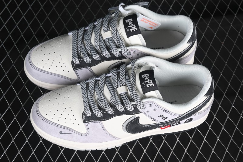 Nike SB Dunk Low BAPE Collaboration Anniversary Customized Low-Top Casual Sneakers - DM6868-031