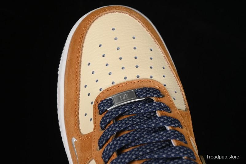 Nike Air Force 1 '07 Low The North Face Collaboration Sport Orange Low-Top Casual Sneakers - DM6688-053