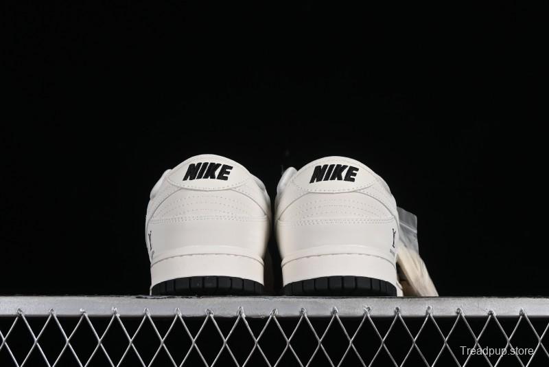 Nike SB Dunk Low LV Collaboration - Double Swoosh Beige Black Anniversary High-End Custom Low-Top Casual Sneakers - XX2025-307