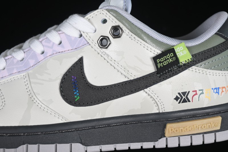 Nike Dunk Retro Low-Top Casual Sneakers with Panda Mischief Mountain Theme - DD1391-103