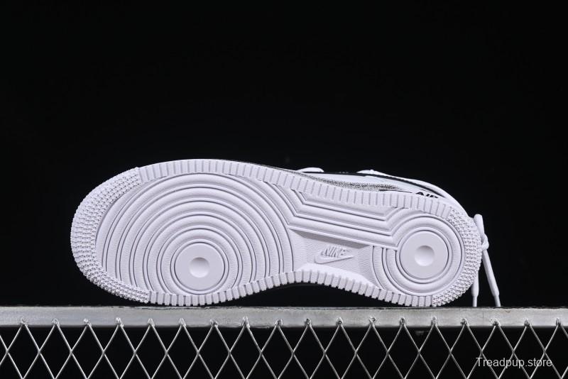 Nike Air Force 1'07 Low Custom 2D Daisy Graffiti Hand-Painted Casual Sneakers - CK0316-060