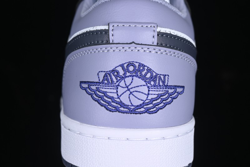 Nike Air Jordan 1 Low AJ1 Haze Purple Casual Lifestyle Sneakers - 553558-145