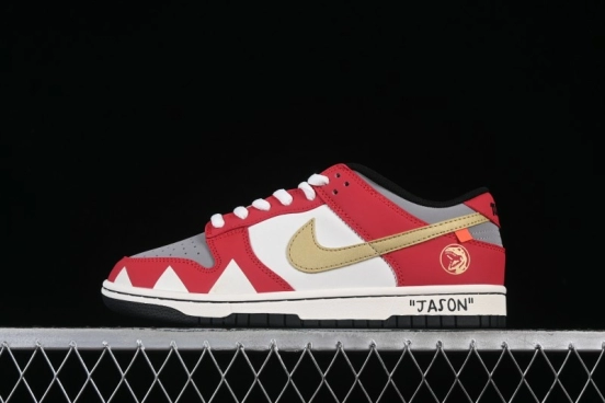 Nike SB Dunk Low Power Rangers Tyrannosaurus Colorway Low-Top Skateboarding Shoes - ZZ1998-001