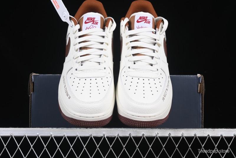 Nike Air Force 1 '07 Low Casual Sneakers with Full-Length Air Cushion - HQ7027-100