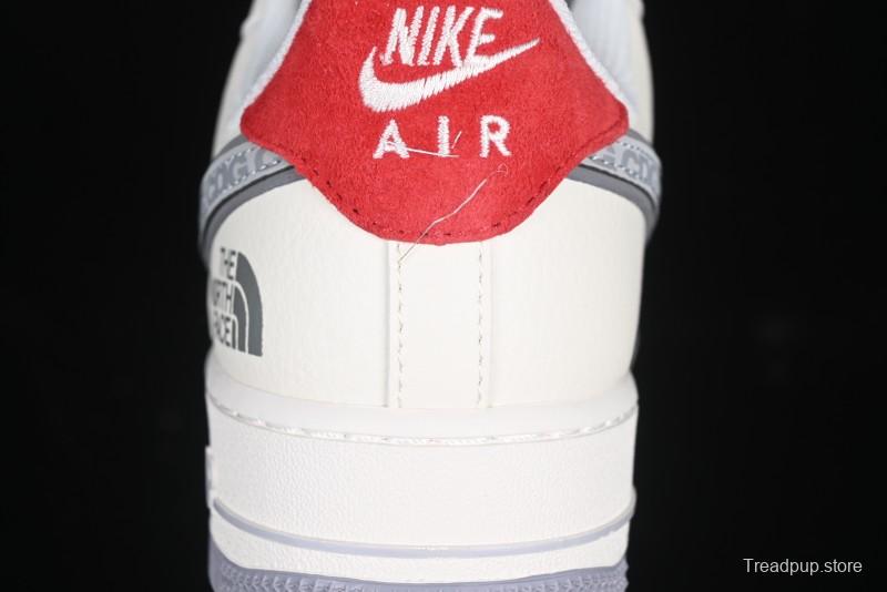 Nike Air Force 1 '07 Low The North Face x CDG Retro Casual Sneakers with Full-Length Air Cushion - DM6688-049
