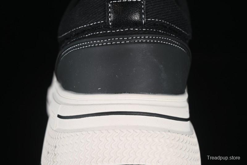 Shoot Brand Resonance Black Plum Retro Comfort Leather Anti-Slip Elevated Low-Top Casual Skate Shoes - AJD4