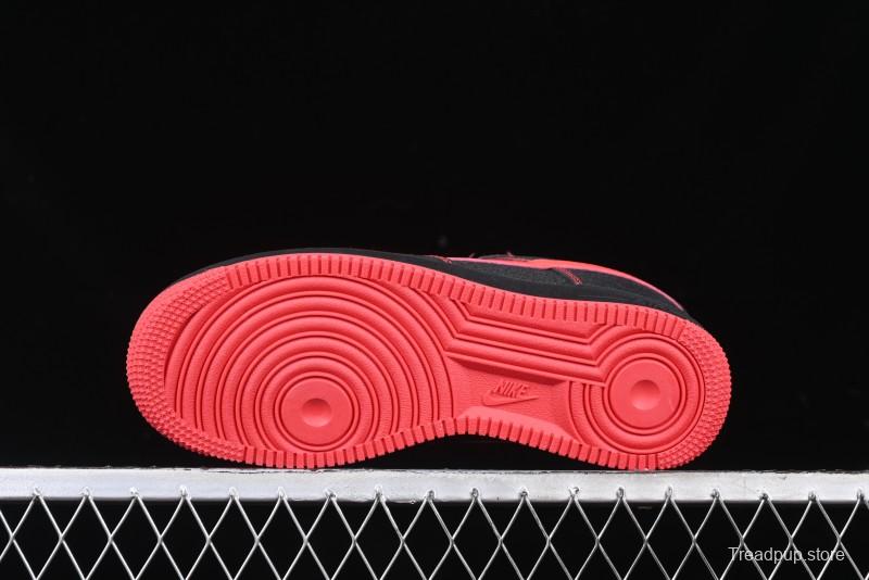 Nike Air Force 1 '07 Low Casual Sneakers in Heartbeat Orange with Full-Length Air Cushion - DF0188-015