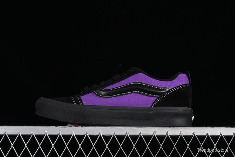 Vans Classics Knu Skool Black Purple Slip-On Shoes - VN0009QCSWE