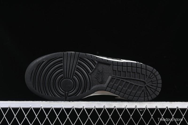 Nike SB Dunk Low Lightning Collaboration Daisy White Swoosh Anniversary Custom Low-Top Casual Skate Shoes - DJ2024-073