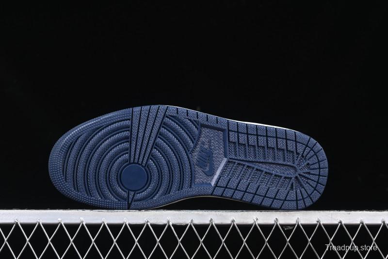 Nike Travis Scott x Fragment Design x Air Jordan 1 Low OG SP AJ1 Moncler Collaboration White Grey Low Top Casual Sneakers - AG3702-806