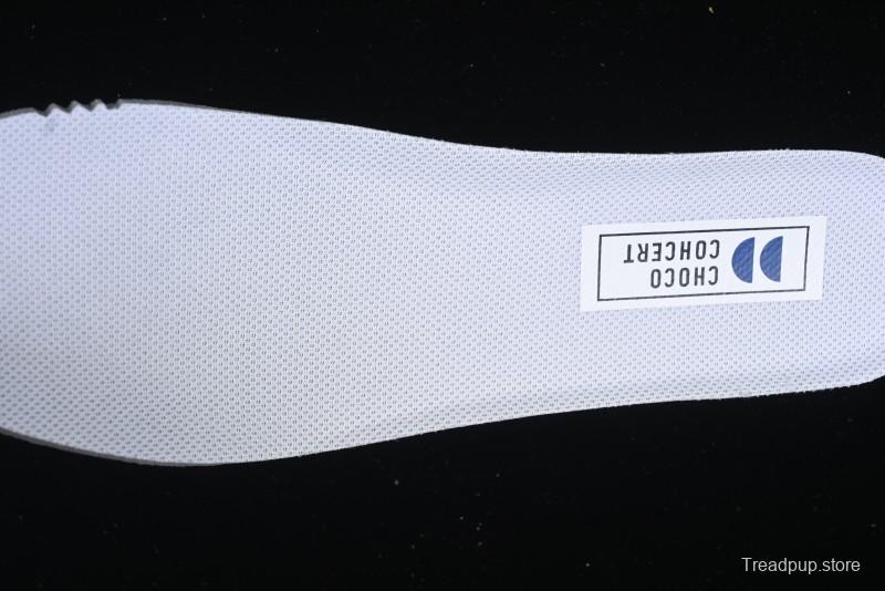 Choco Concert Leather Round Square Asymmetrical Fashion Sneakers White - AJE5